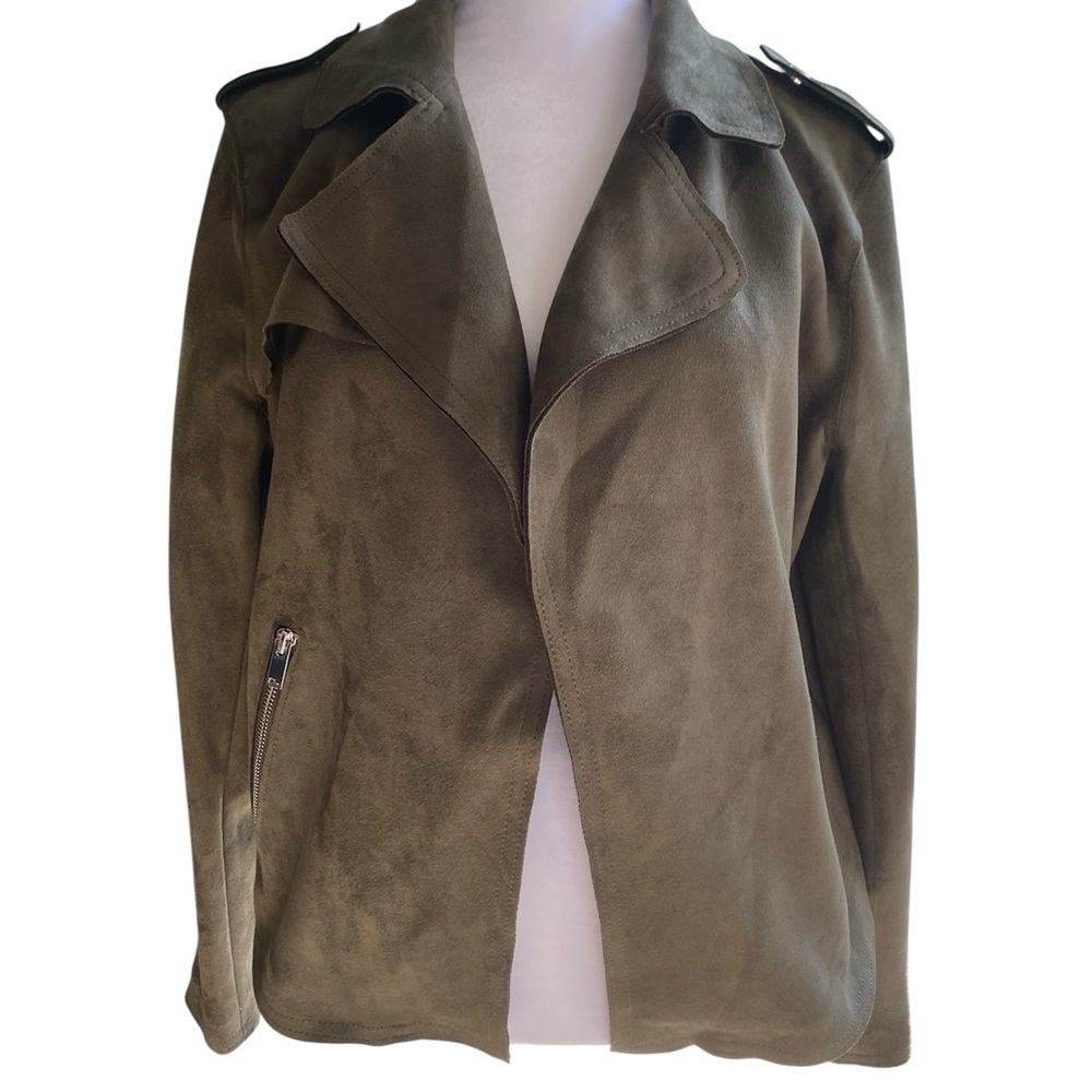 Philosophy Olive Leather Jacket